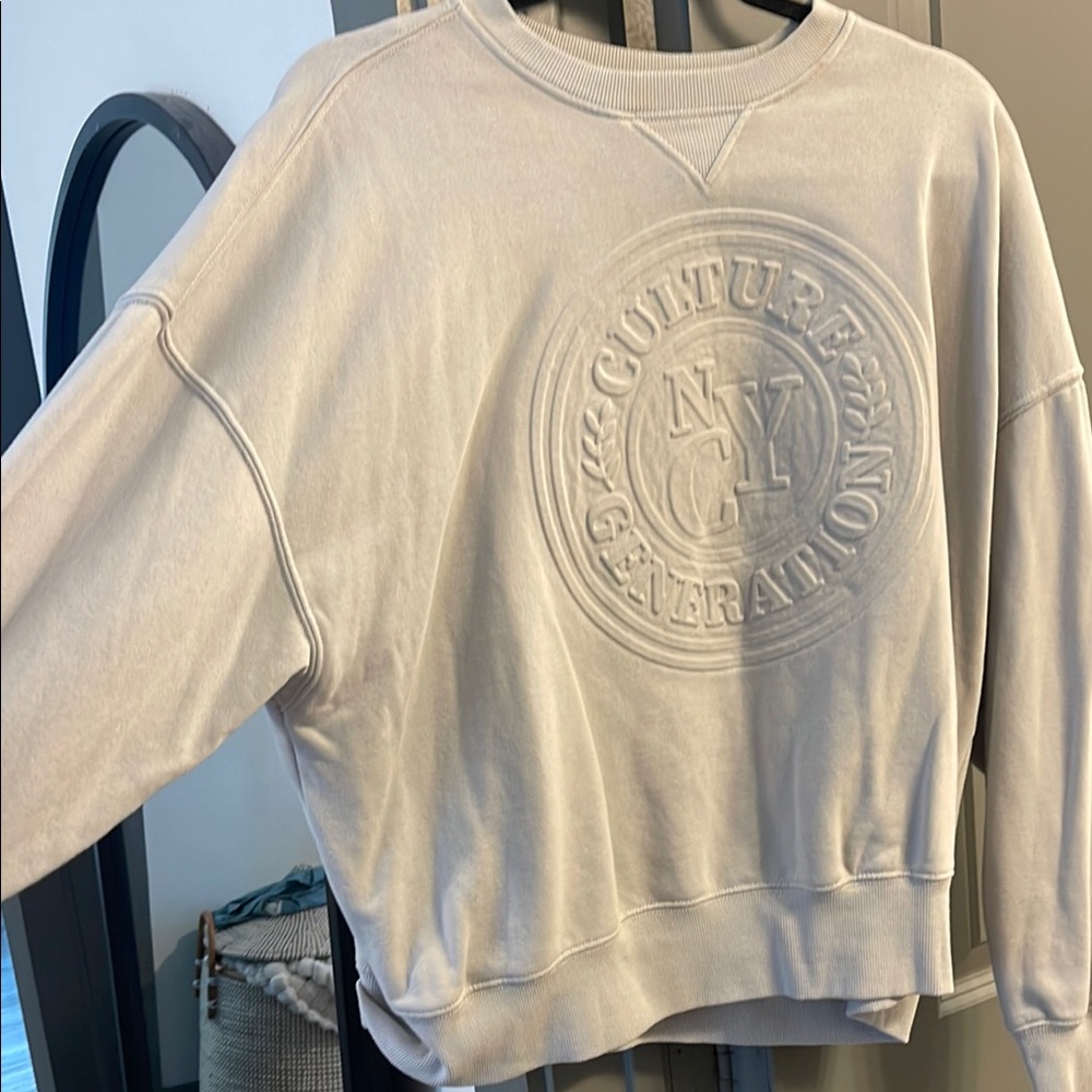 H&M Gray textured modern Sweater